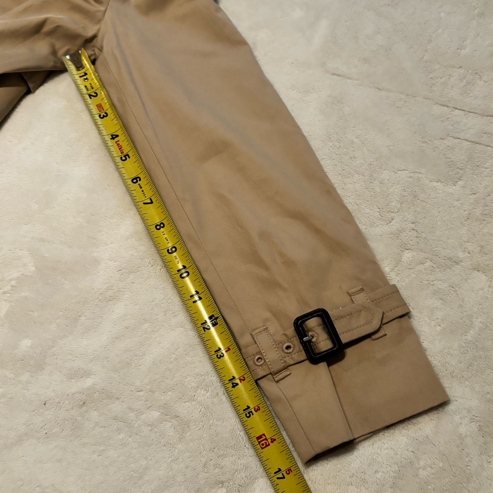 NWT Aritzia The Esquire Cropped Trench Coat - City Twill Marcona Beige Size XS - Picture 16 of 16